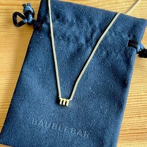 Baublebar 18k Gold Angel Number Necklace 111